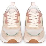 POSH by Poelman - Charlie - Sneakers - Beige - Synthetisch Bovenwerk - Dierenprint
