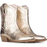 PS Poelman Moco Leren Cowboylaarzen Goud Metallic