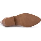 POSH by Poelman - JOYA Dames Westernlaarzen - Beige - Imitatie Suède