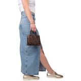 Mocassins - Ank - Leer - Effen - Middelhoge Hak - Glanzend