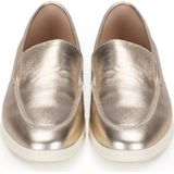 Mocassins - Ank - Leer - Effen - Middelhoge Hak - Glanzend