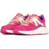 POSH by Poelman - Carocel Sneakers - Roze - Imitatiesuède - Vetersluiting