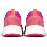 POSH by Poelman - Carocel Sneakers - Roze - Imitatiesuède - Vetersluiting