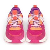 POSH by Poelman - Carocel Sneakers - Roze - Imitatiesuède - Vetersluiting