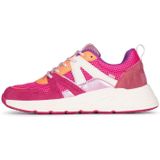 POSH by Poelman - Carocel Sneakers - Roze - Imitatiesuède - Vetersluiting