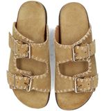 Posh by Poelman - Saran - Instapper - Cappuccino - Synthetisch Suède