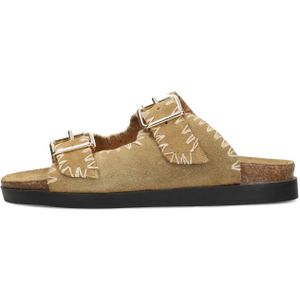 Posh by Poelman - Saran - Instapper - Cappuccino - Synthetisch Suède