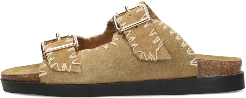 Posh by Poelman - Saran - Instapper - Cappuccino - Synthetisch Suède