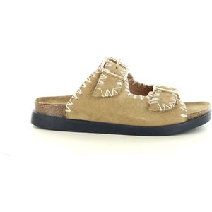 Posh by Poelman - Saran - Instapper - Cappuccino - Synthetisch Suède