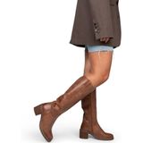 PS Poelman - Lina 07 - Hoge Leren Dameslaars - Cognac