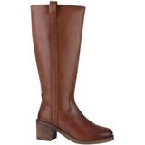 PS Poelman - Lina 07 - Hoge Leren Dameslaars - Cognac