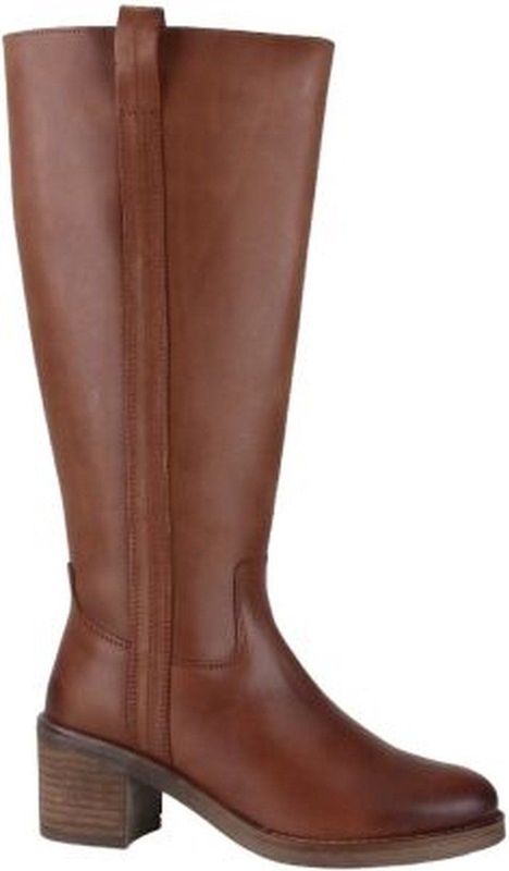 PS Poelman - Lina 07 - Hoge Leren Dameslaars - Cognac