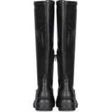 POSH by Poelman - Cybele - Knielaarzen - Zwart - Imitatieleer met Snakeprint