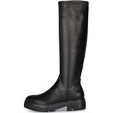 POSH by Poelman - Cybele - Knielaarzen - Zwart - Imitatieleer met Snakeprint