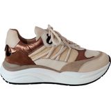 Sneakers - Charu - Kleur: Color-Blocking - Materiaal: Leer, Mesh, Suède