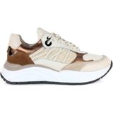 Sneakers - Charu - Kleur: Color-Blocking - Materiaal: Leer, Mesh, Suède