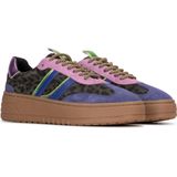 PS Poelman ANEMONE Dames Sneaker - Paars met combinatie
