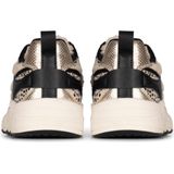 POSH by Poelman - Minion - Chunky Sneakers - Zwart/Beige - 4 cm Zoolhoogte