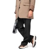 PS Poelman - Tokio - Sneakers - Zwart - Bovenwerk van Mesh en Leer