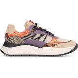 Sneakers - Charu - Groen - Leer, Mesh, Suède