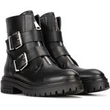 Posh by Poelman JOSIE Dames Bikerboot - Zwart