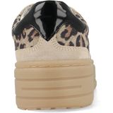 Sneakers - Anemone - Dierenprint - Leer - Met Plateau