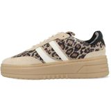 Sneakers - Anemone - Dierenprint - Leer - Met Plateau