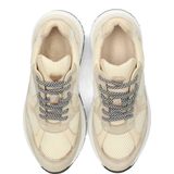 PS Poelman - CHARU - Sneakers - Wit - Combinatie - Leer en Wildleder