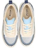 POSH by Poelman Sneaker Coco Blue met Combinatie