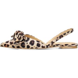 POSH by Poelman LOA Sandalen - Bruin - Kunstleer - Dierenprint