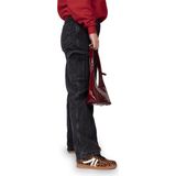 POSH by Poelman KAIA Dames Sneakers Bruin Met Dierenprint