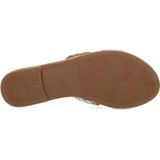 POSH by Poelman MAY Slippers - Bruin - Imitatieleer - Platte Zool