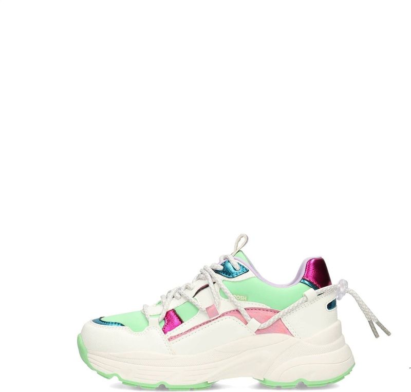 POSH by Poelman - Madee - Sneakers - Zwart - Textiel en Imitatieleer