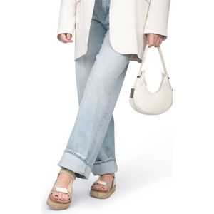 POSH by Poelman - Romee - Sandalen - Beige/Goud