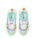 POSH by Poelman Rosie - Sneakers - Turquoise - Imitatieleer