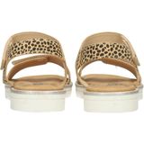 POSH by Poelman - Sandaal - Zwart - Textiel - Klittenbandsluiting