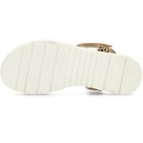 POSH by Poelman - Sandaal - Zwart - Textiel - Klittenbandsluiting