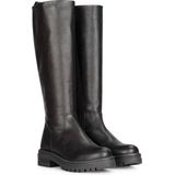 Nette Schoenen - Effen - Leer - Gevoerd - Ritssluiting - Blokhak