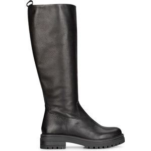 Nette Schoenen - Effen - Leer - Gevoerd - Ritssluiting - Blokhak