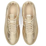 Merk - Anemone - Sneakers Laag - Effen - Leer - Glanzend - Metallic Look