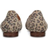 PS Poelman - Lies - Suède Loafers - Beige - Panterprint