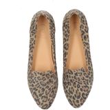 PS Poelman - Lies - Suède Loafers - Beige - Panterprint