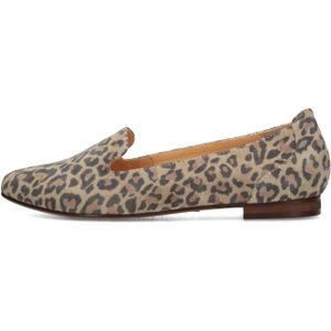 PS Poelman - Lies - Suède Loafers - Beige - Panterprint