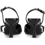 POSH by Poelman - Pam - Slingback Pumps - Zwart