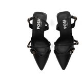 POSH by Poelman - Pam - Slingback Pumps - Zwart