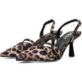 POSH by Poelman - Pam - Pump - Bruin - Imitatieleer - Panterprint