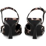 POSH by Poelman - Pam - Pump - Bruin - Imitatieleer - Panterprint