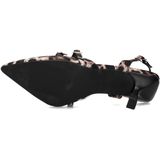 POSH by Poelman - Pam - Pump - Bruin - Imitatieleer - Panterprint