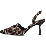 POSH by Poelman - Pam - Pump - Bruin - Imitatieleer - Panterprint
