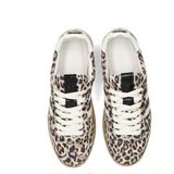 PS Poelman - Polaro - Sneakers - Beige - Suède - Panterprint